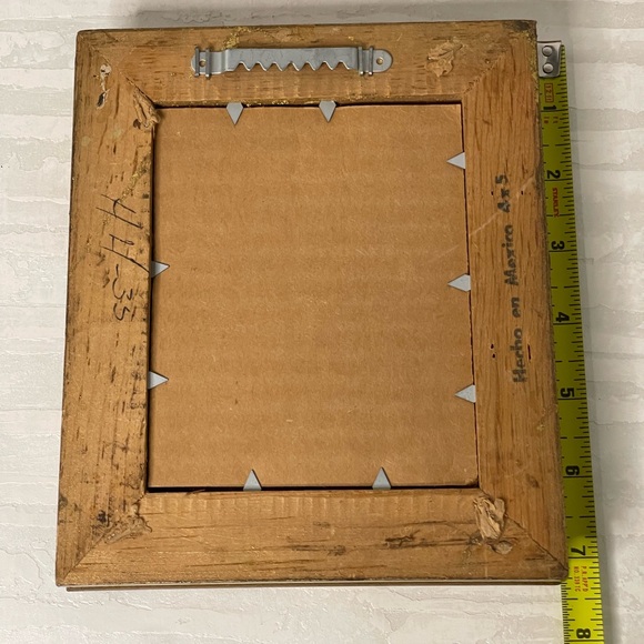 Vintage Enamel Painting by Jean Lucey - Picture 6 of 8